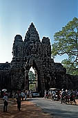 Angkor Thom - the South Gate inner side